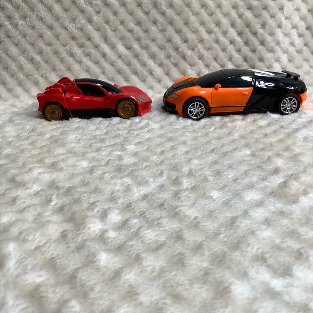 Red and Orange Toy Cars - Picture 2 of 12